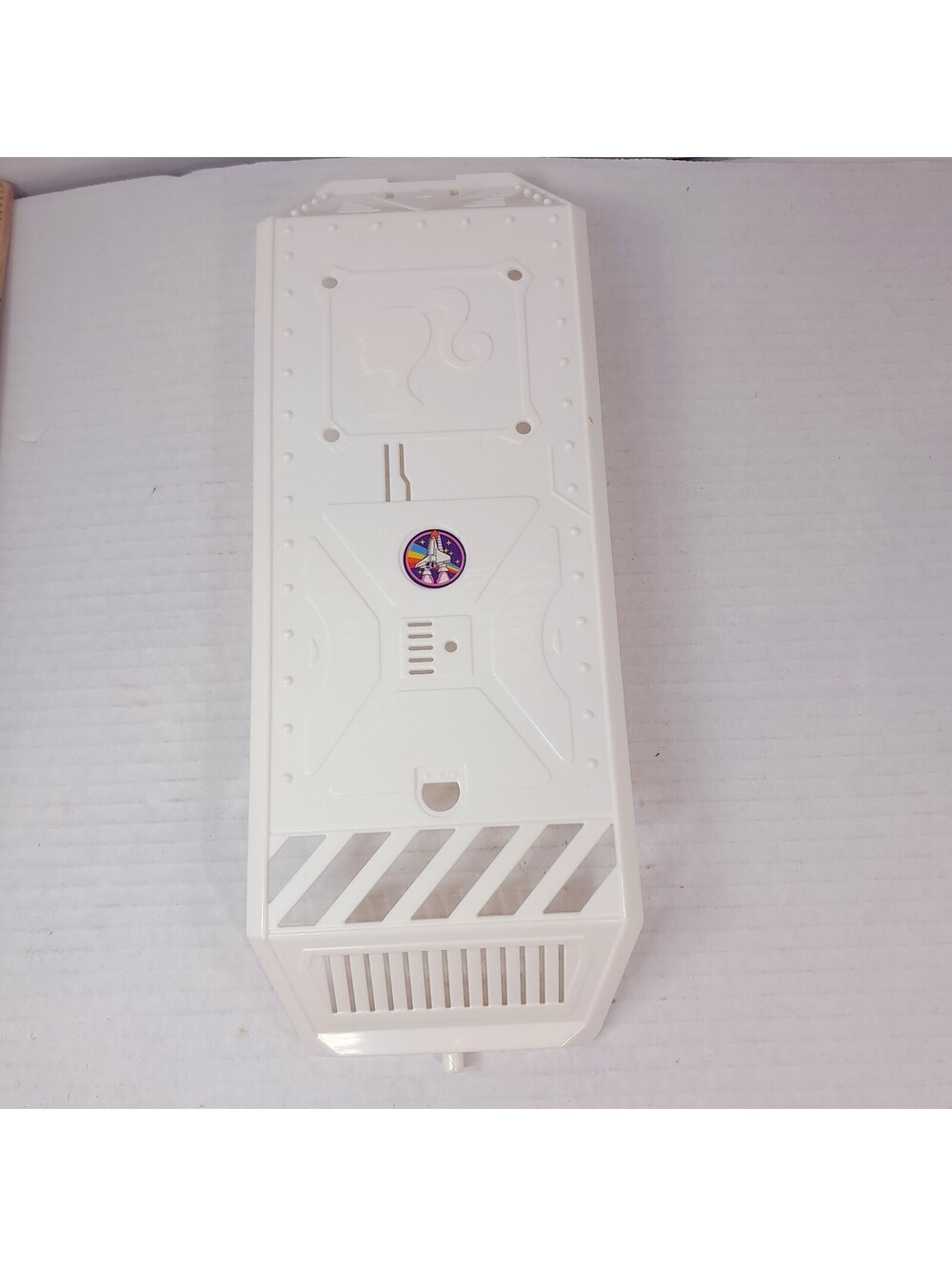 Barbie Space Station Discovery shuttle rocket replacement door panel logo PART D